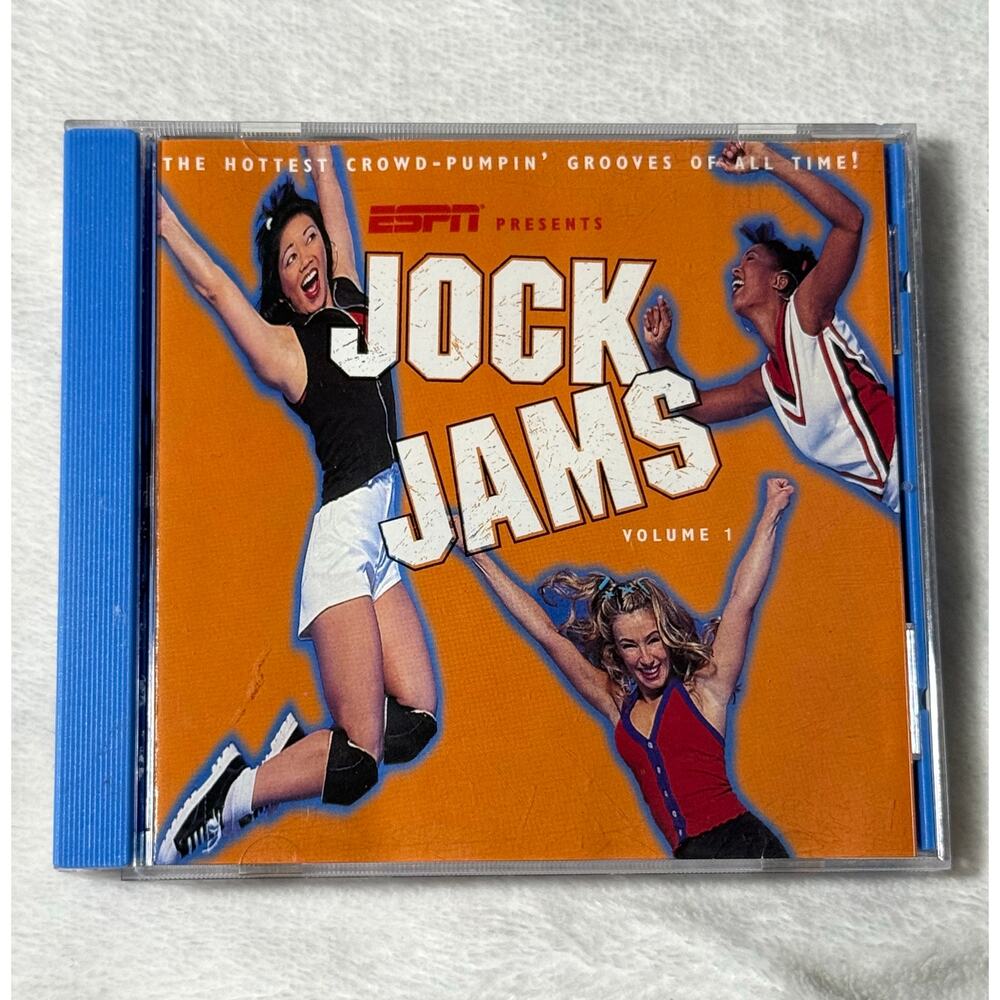 ESPN‎ Jock Jams Vol 1 CD - 1995 Tommy Boy Sports Dance Hits Compilation Album